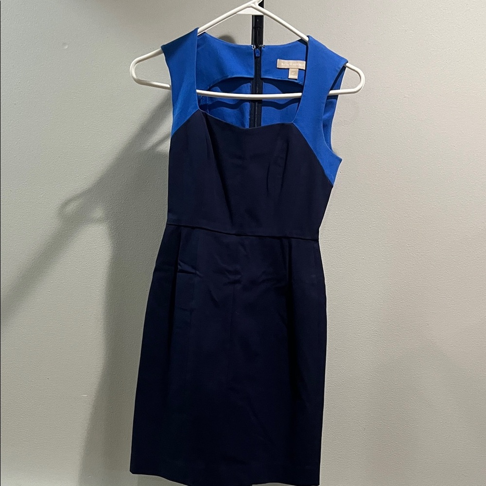 Banana Republic Blue and Black Mini Dress